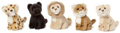 WWF Wild cats sitting 5 ass. 14cm