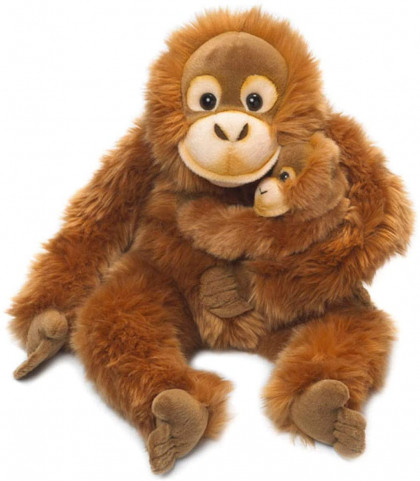 WWF Orangutan mother & child 25 cm