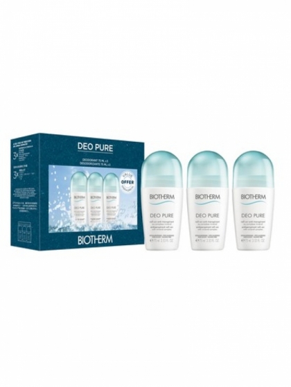 Biotherm Deo Pure Trio Woman 3x75ml