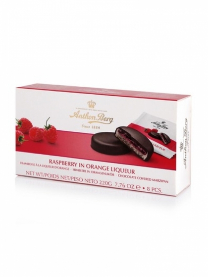 Anthon Berg Raspberry in Orange Liqueur 220g