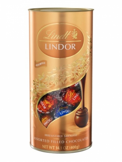 Lindt assorted Lindor Ball Tube 400g