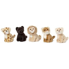 WWF Wild cats sitting 5 ass. 14cm